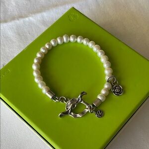 Or Paz Freshwater Pearl Bracelet with toggle closure